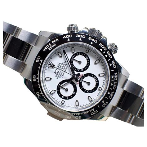 rolex daytona or acier fond blanc|rolex daytona price guide.